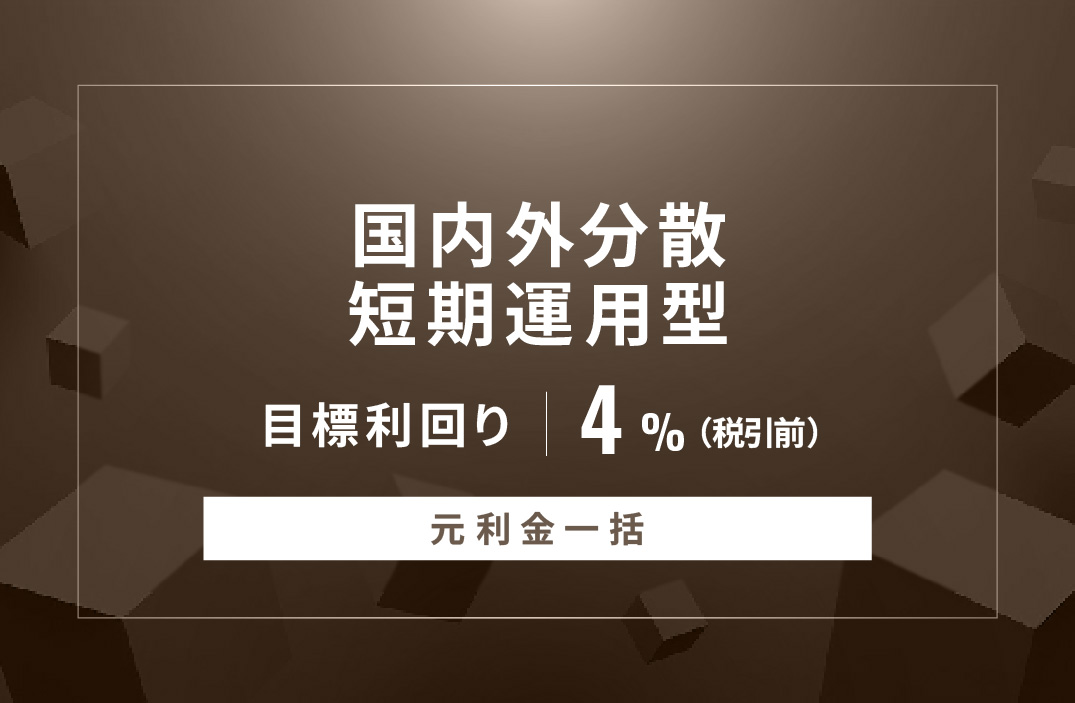 【元利金一括返済】国内外分散短期運用型ID1096